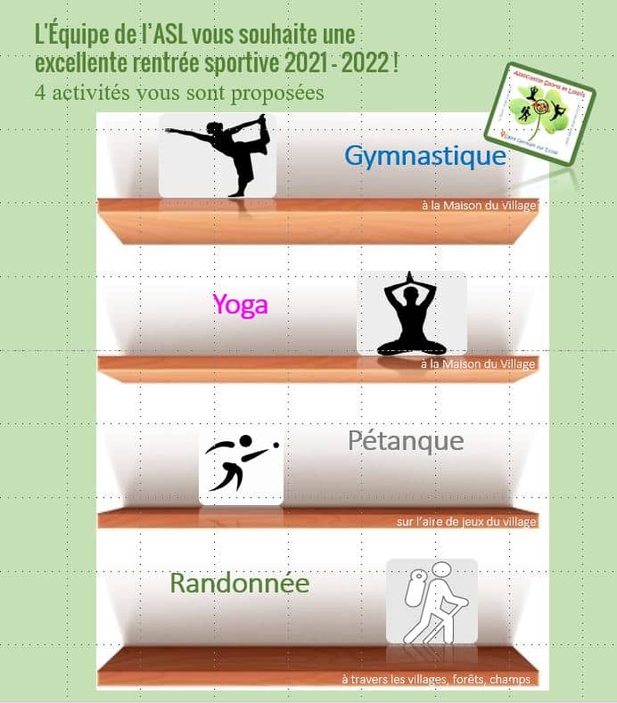 flyer association sports et loisirs de saint germain sur école